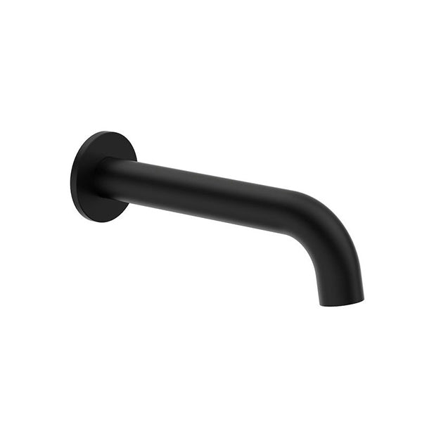 Clark Round Basin/Bath Outlet 180mm - Matte Black - The Blue Space
