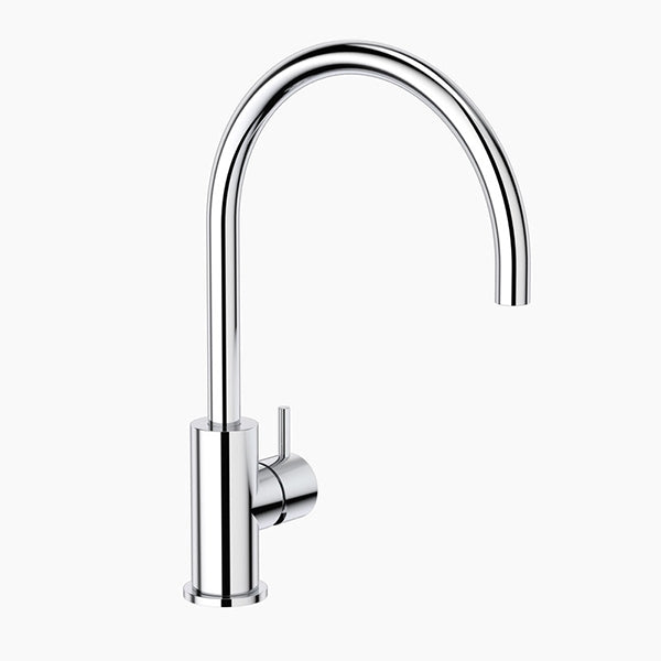 Clark Round Pin Kitchen Sink Mixer - Chrome - The Blue Space