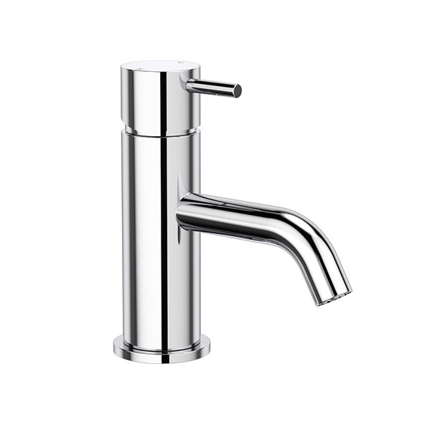 Clark Round Pin Bathroom Basin Mixer - Chrome - The Blue Space