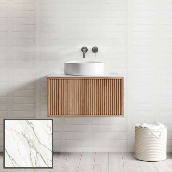Ingrain Grooved Wall Hung Vanity