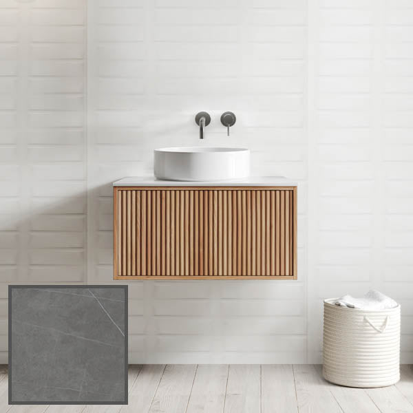 Ingrain Grooved Wall Hung Vanity