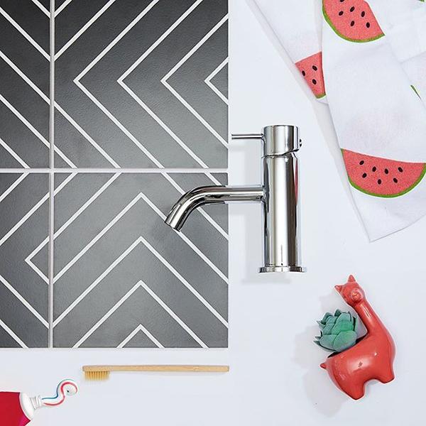 Clark Round Pin Basin Mixer - Chrome