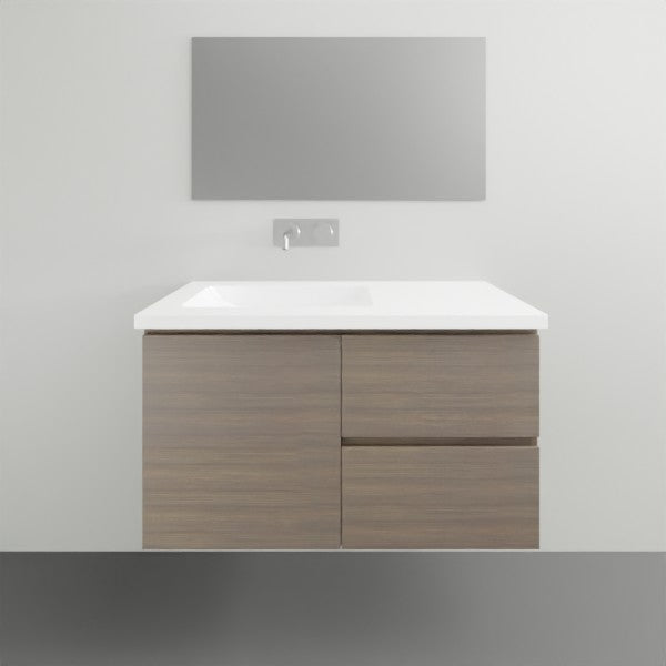 ADP Drift Wall Hung Vanity - 900mm Left Bowl | The Blue Space