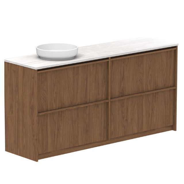 ADP Eli Floor Standing Vanity 1800mm Left Bowl ELIFAW1800WKLCP | The Blue Space