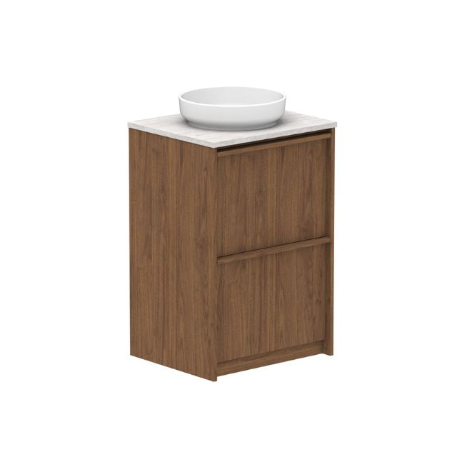 ADP Eli Floor Standing Vanity 600mm Centre Bowl ELIFAW0600WKCCP | The Blue Space