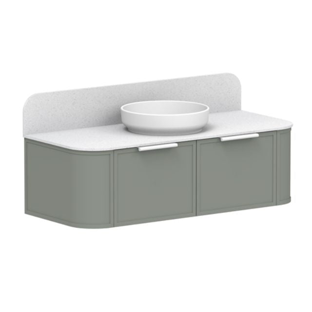 ADP Flo Wall Hung Vanity with Caesarstone Top
