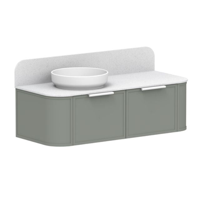 ADP Flo Wall Hung Vanity with Caesarstone Top