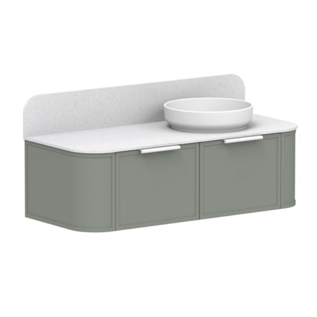 ADP Flo Wall Hung Vanity with Caesarstone Top
