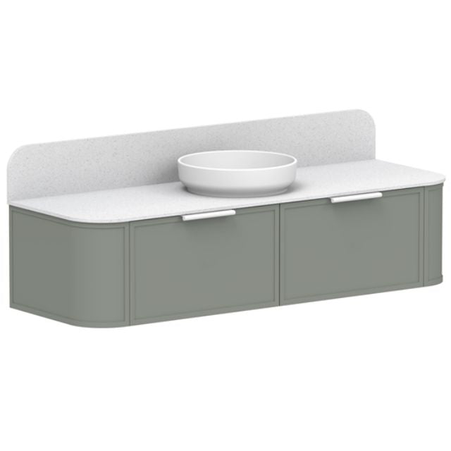 ADP Flo Wall Hung Vanity with Caesarstone Top