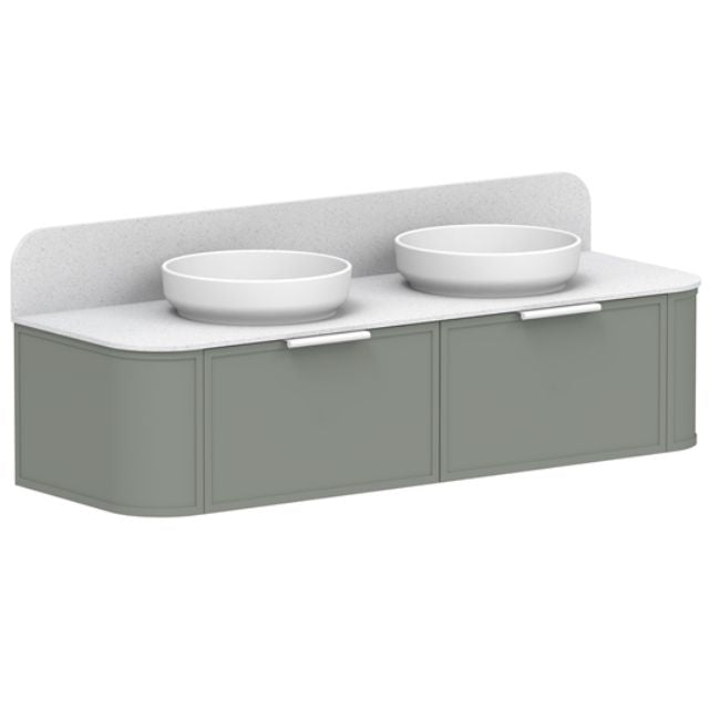 ADP Flo Wall Hung Vanity with Caesarstone Top
