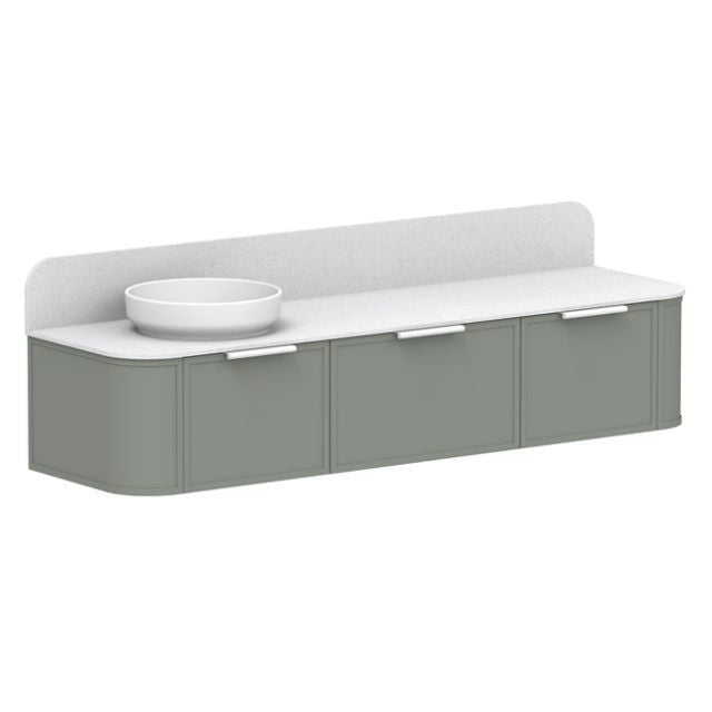 ADP Flo Wall Hung Vanity with Caesarstone Top