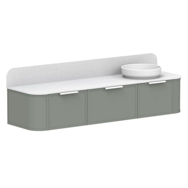 ADP Flo Wall Hung Vanity with Caesarstone Top