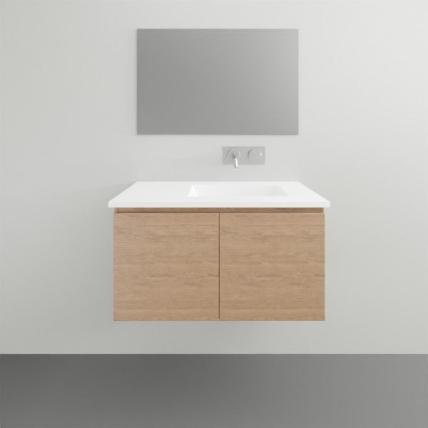 ADP Glacier Lite All Door Slim Vanity with Ceramic Top