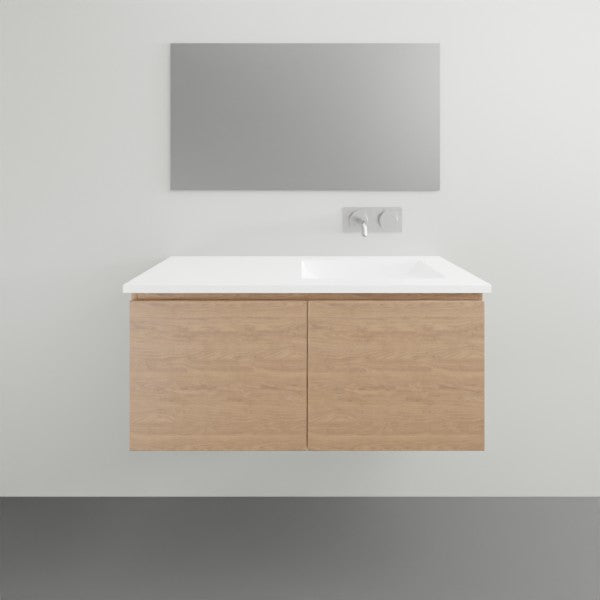 ADP Glacier Lite All Door Slim Vanity with Ceramic Top