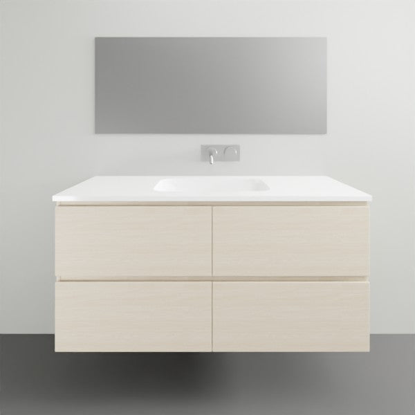 ADP Glacier Lite All Drawer Twin Vanity Solid Surface Top - 1200mm Centre Bowl | The Blue Space
