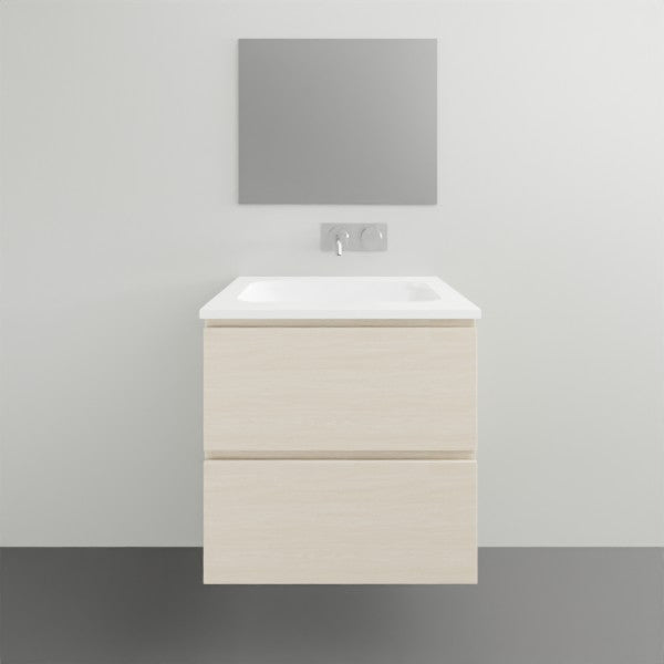 ADP Glacier Lite All Drawer Twin Vanity Solid Surface Top - 600mm Centre Bowl | The Blue Space