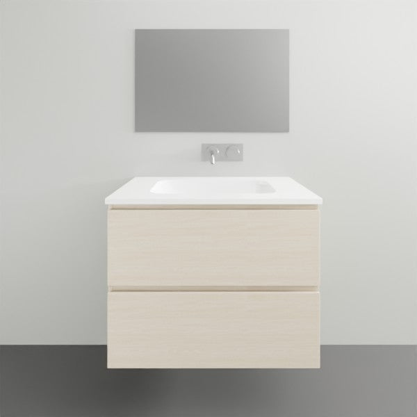 ADP Glacier Lite All Drawer Twin Vanity Solid Surface Top - 750mm Centre Bowl | The Blue Space