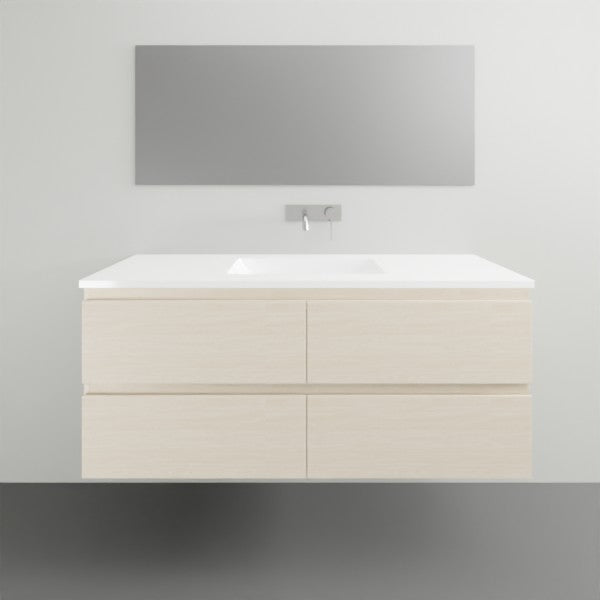 ADP Glacier Lite All Drawer Twin Vanity with Ceramic Top - 1200mm Centre Bowl | The Blue Space