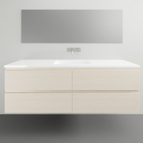 ADP Glacier Lite All Drawer Twin Vanity with Ceramic Top - 1500mm Centre Bowl | The Blue Space