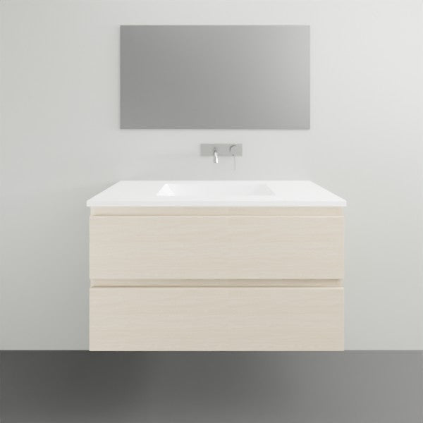 ADP Glacier Lite All Drawer Twin Vanity with Ceramic Top - 900mm Centre Bowl | The Blue Space