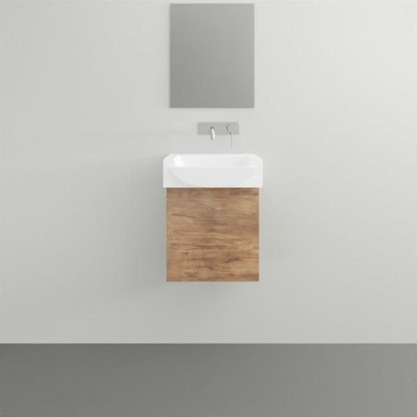 ADP Tiny Semi-Recessed Wall Hung Vanity 400mm | The Blue Space