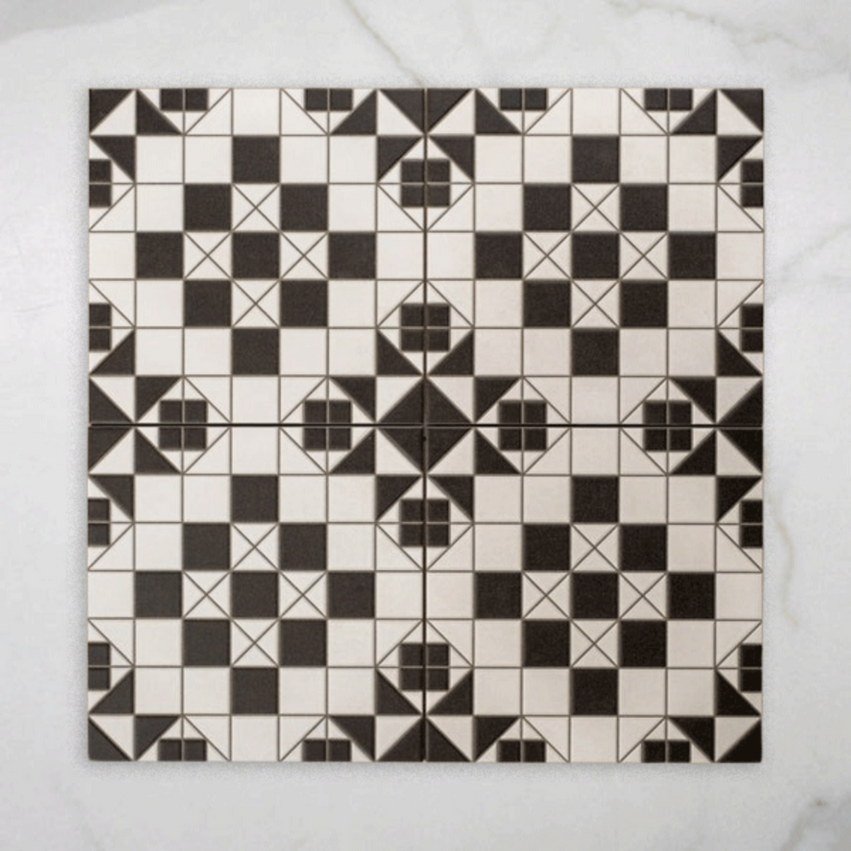 Alicante Brighton Matt Cushioned Edge Porcelain Tile 316x316mm