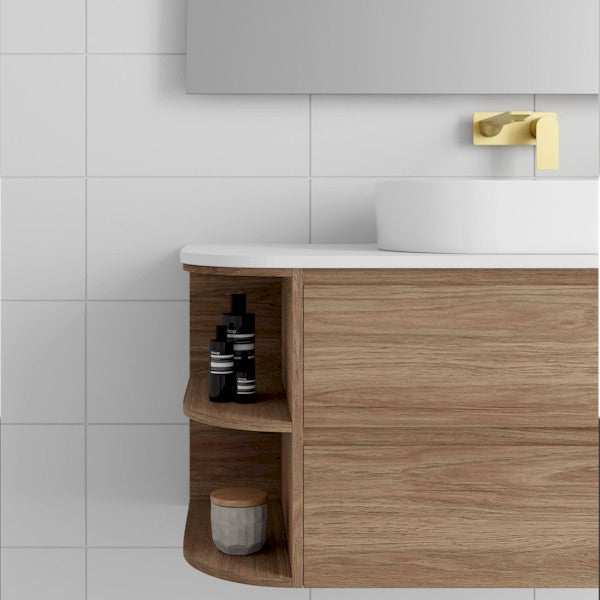 Marquis Avion Wall Hung Vanity with Symphony Solid Surface Top and Basin