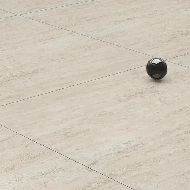 Beige Josie Cross Cut Travertine Tile Tech grip 300 x 600 x 10mm Porcelain | The Blue Space