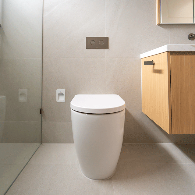 Caroma Urbane II Cleanflush Wall Faced Invisi Series II Toilet Suite