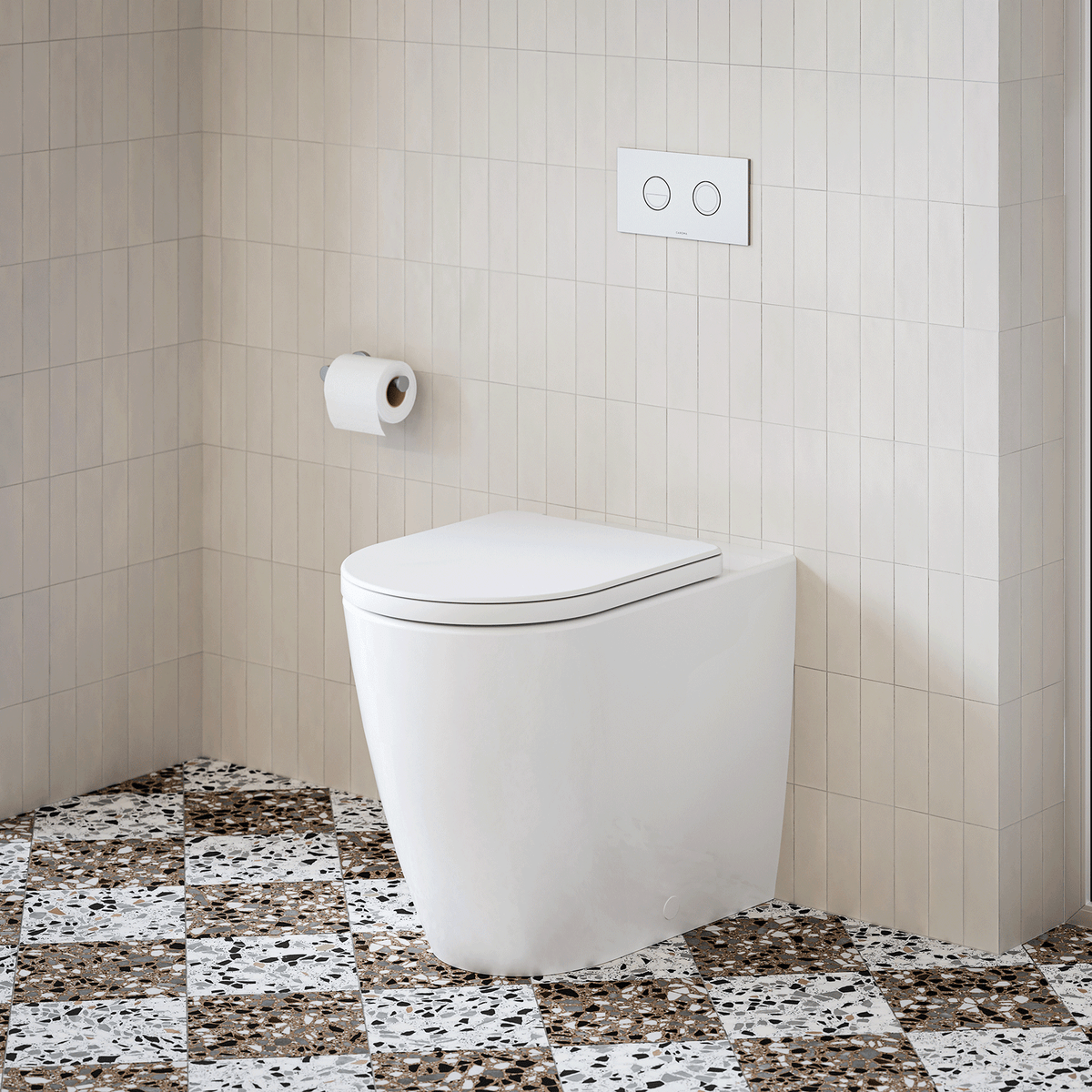 Caroma Urbane II Luxe Cleanflush Wall Faced Invisi Series II Toilet Suite