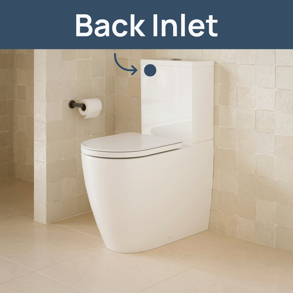 Caroma Urbane II Luxe Cleanflush Wall Faced Toilet Suite - Upgraded Seat Design