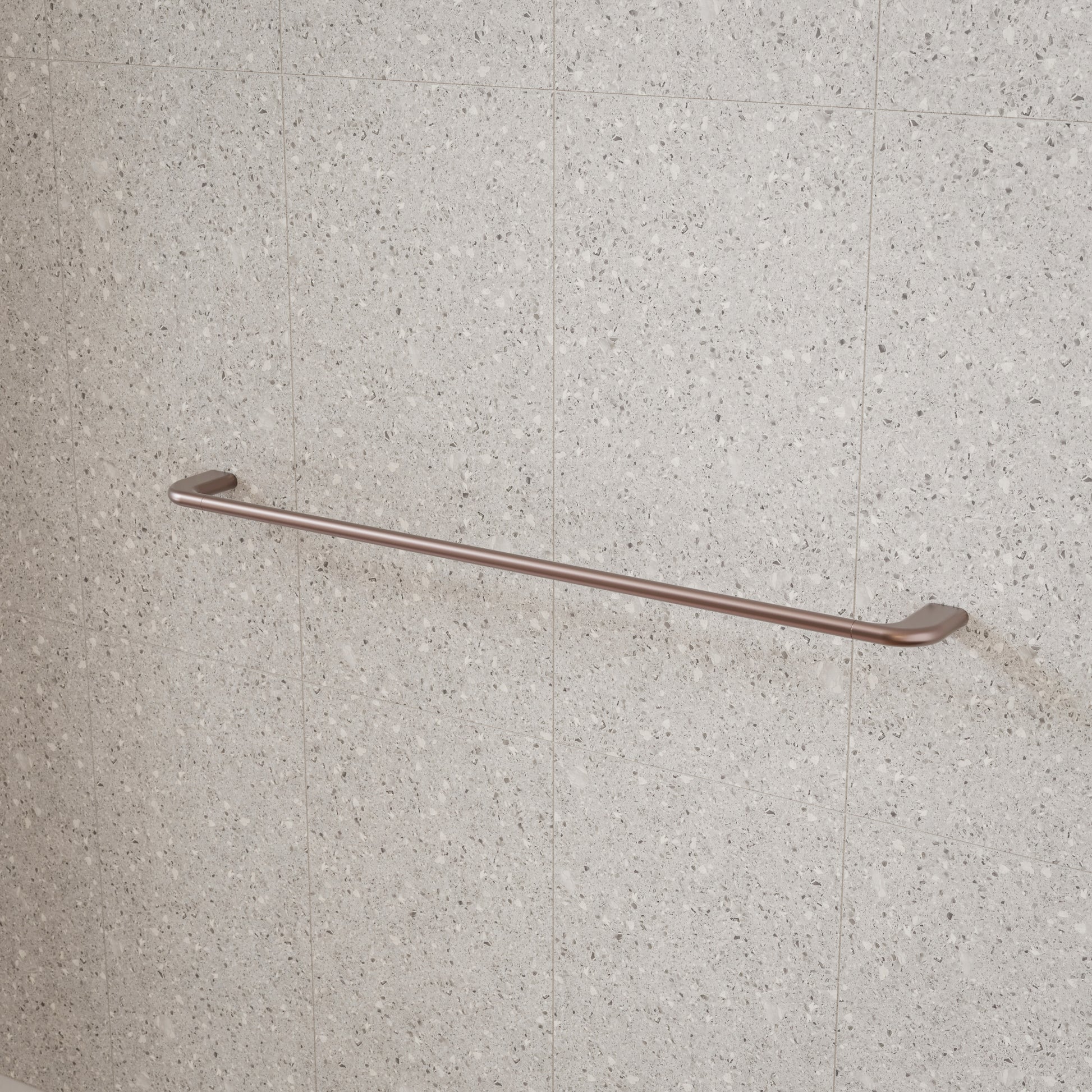 Caroma Contura II 820mm Single Towel Rail - Brushed Bronze