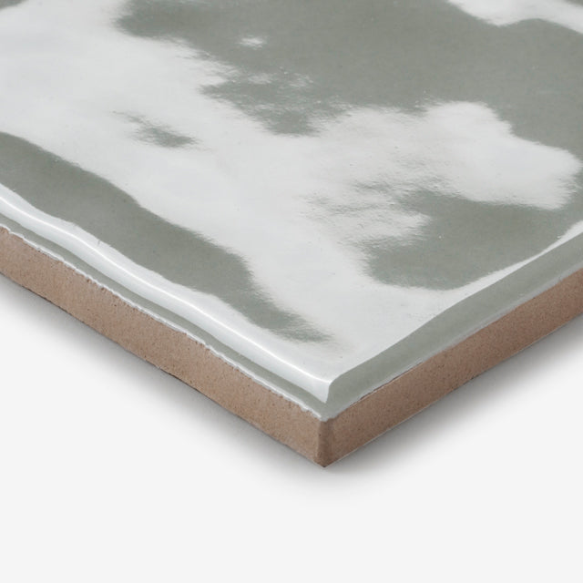 Olive Luca Hand Made Gloss Subway Tile 75 x 150 x 8mm