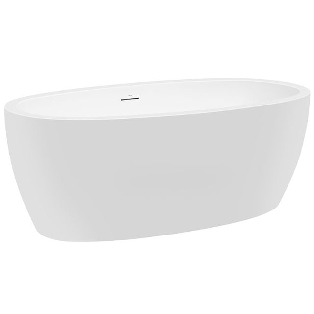 Decina Sheraton Freestanding bath with overflow side view