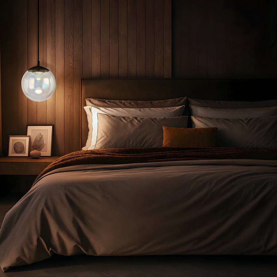 Telbix Aurora 20cm Pendant Light Black