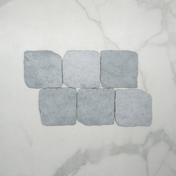 Light Grey Settlers Cobble Stone 150 x 150mm Porcelain Sample