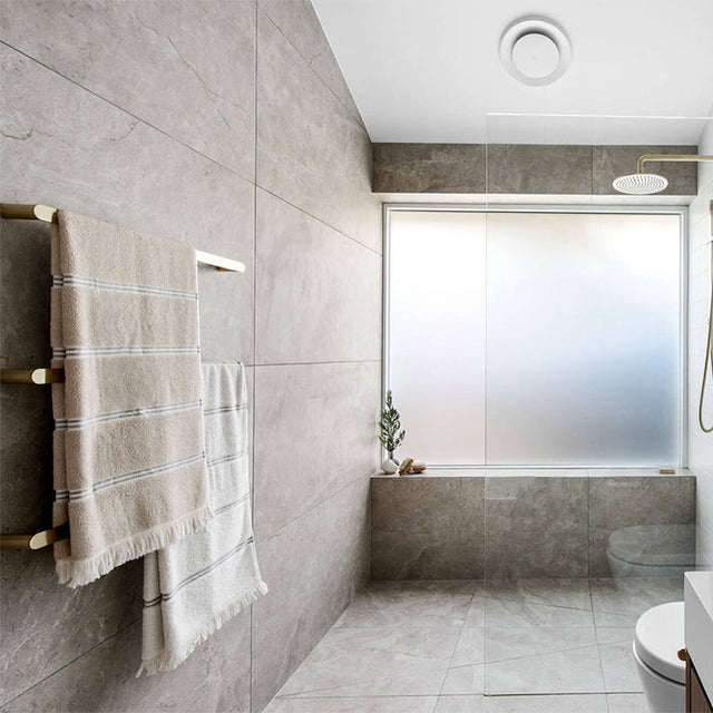 Grey Tilly Tundra Stone Tile Matte Tech Grip 600 x 600 x 10mm Porcelain | The Blue Space