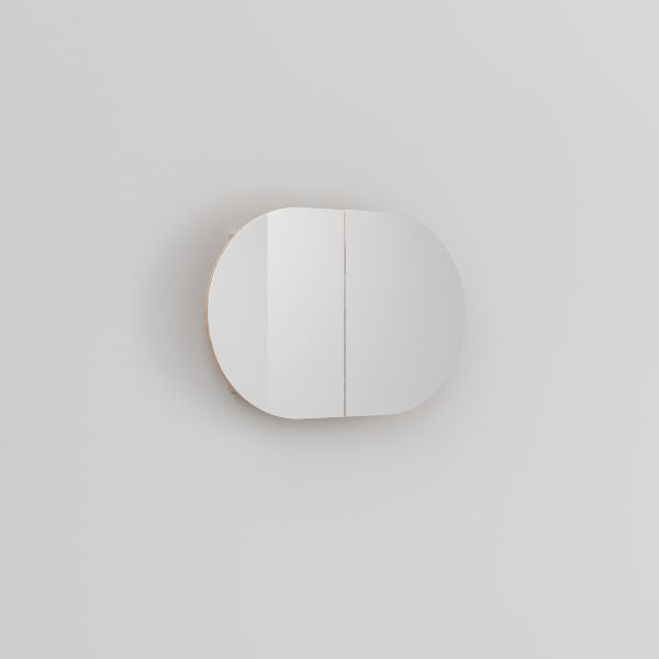 Ingrain Horizontal Pill Shaving Cabinet Deep Etched Image 900mm - The Blue Space