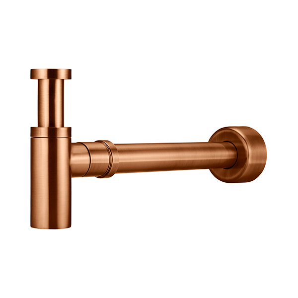 Meir Round Bottle Trap 32mm Lustre Bronze