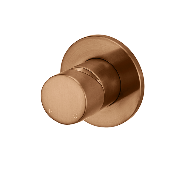 Meir Pinless Round Wall Mixer Lustre Bronze