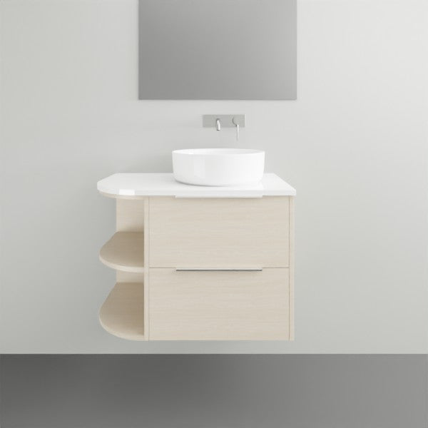 Marquis Avion1LHS Wall Hung Vanity - 750 - Left Hand End Shelf | The Blue Space