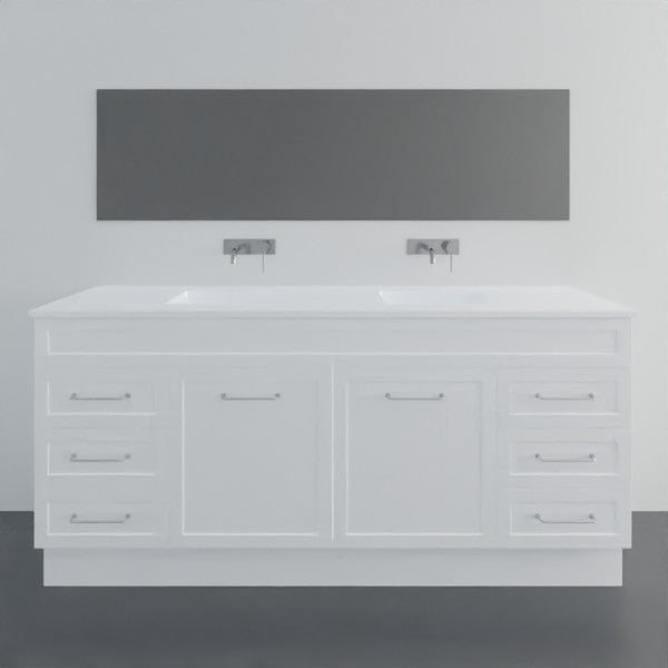 Marquis Bowral11 Floor Standing Vanity - 1800mm Double Bowl - 2 door 6 drawer | The Blue Space
