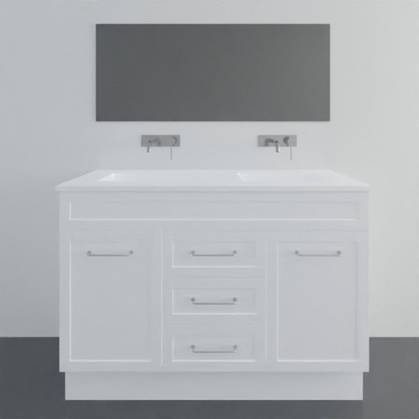 Marquis Bowral6 Floor Standing Vanity - 1200mm Double Bowl - 2 door 3 drawer | The Blue Space