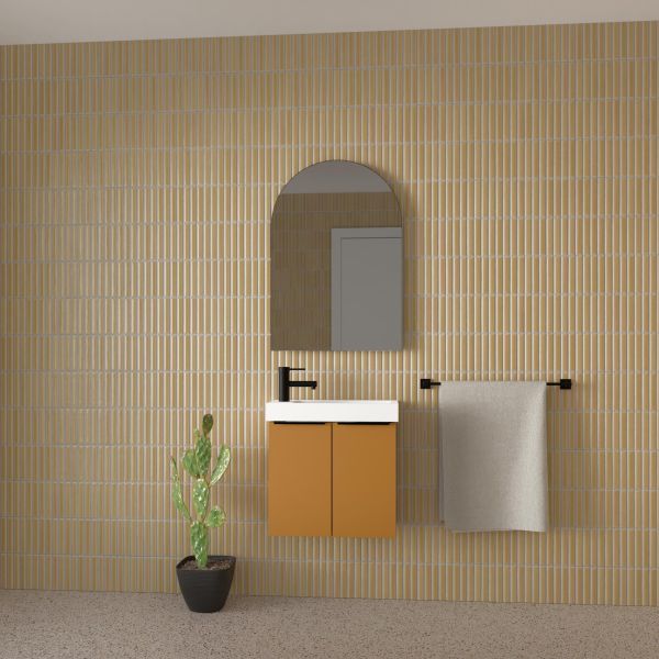 Marquis Emerald Compact Vanity - 500mm Wall Hung Angled | The Blue Space