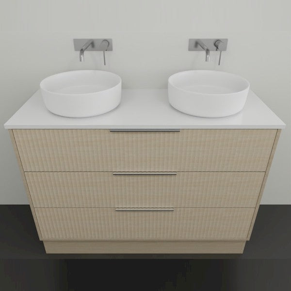 Marquis Lake Floor Standing Vanity - 1200 Double Bowl | The Blue Space