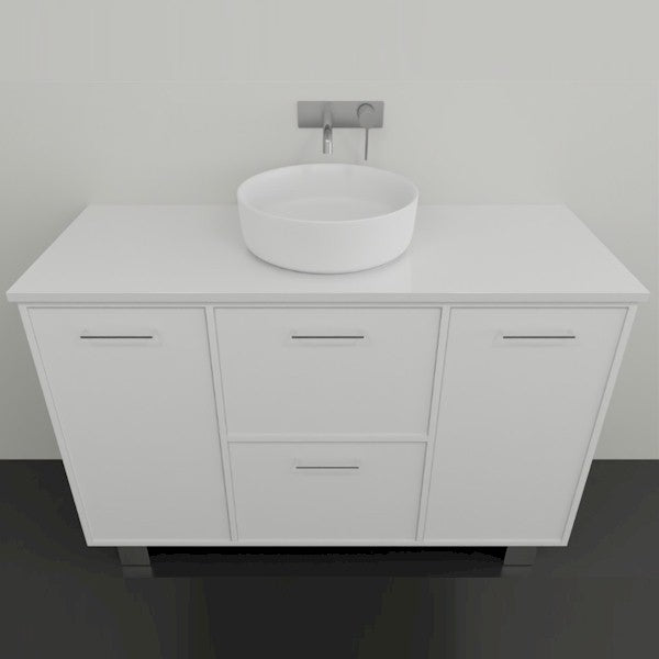 Marquis Palm4 Vanity on Legs - 1200 Centre Bowl | The Blue Space