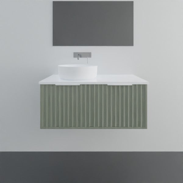 Marquis Peak4 Wall Hung Vanity - 900 Offset Bowl | The Blue Space