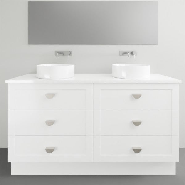 Marquis Provincial13 6 Drawer Floor Standing Vanity - 1500mm Double Bowl | The Blue Space