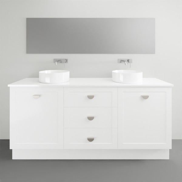 Marquis Provincial19 2 Door 3 Drawer Floor Standing Vanity - 1800mm Double Bowl | The Blue Space