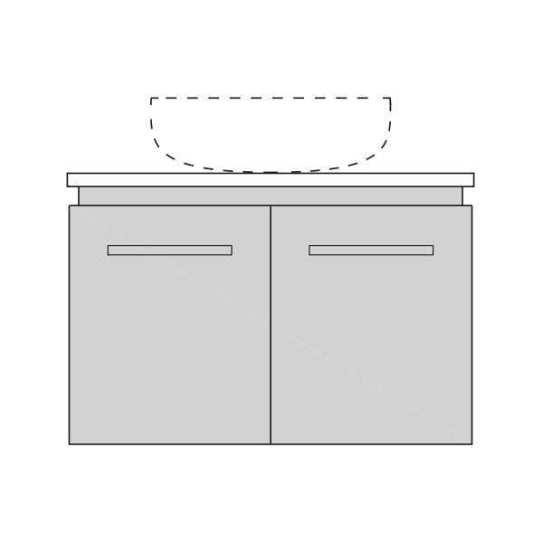 Marquis Riviera Wall Hung Vanity